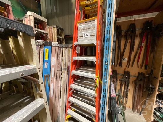 6' PLATFORM A-FRAME LADDER