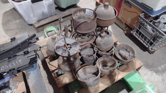 QTY OF MISC BURNERS & POTS