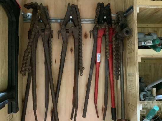 MISC SIZE CHAIN WRENCHES