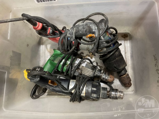 QTY OF (4) MISC HAMMER DRILLS