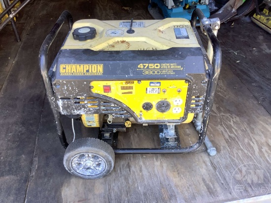 CHAMPION 100103 PORTABLE GENERATOR 16NOV2100538
