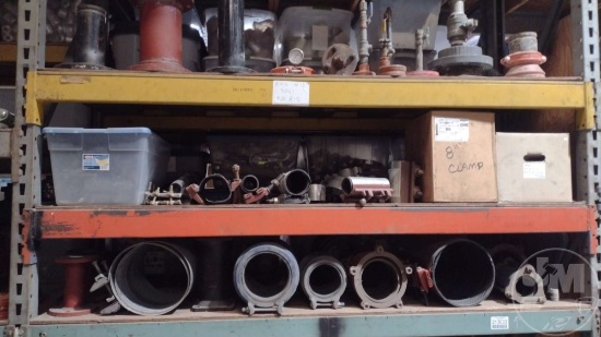QTY OF MISC CLAMP COUPLINGS, MISC SIZES