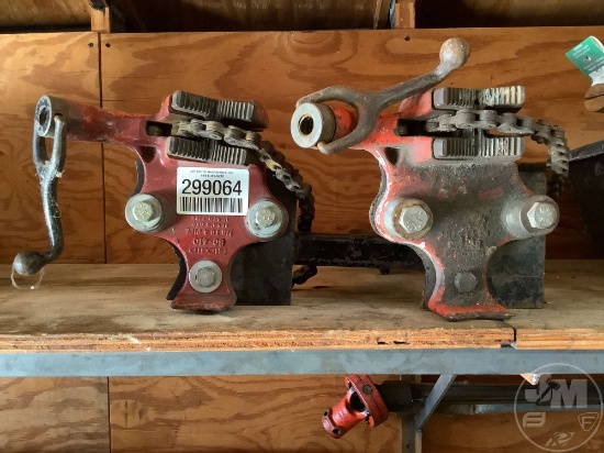 QTY (2) CHAIN VISE