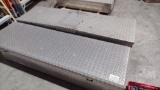 QTY OF (2) DIAMOND PLATED TOOL BOXES