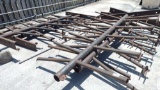 QTY OF 10' METAL PIPE RACKS