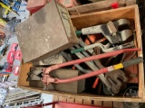 QTY OF MISC STUD PUNCHES/ HAND TOOLS