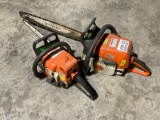 STIHL QTY (2) MISC SIZE BLADE CHAINSAWS