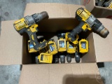 DEWALT QTY OF (10) DRILLS