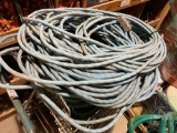 BASKET W/ MISC SIZE EXTENTION CORDS