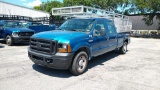 2005 FORD F-250 CREW CAB 3/4 TON PICKUP VIN: 1FTSW20545EB09232