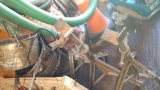 QTY (3) PIPE STANDS, (2) OILER BUCKETS ONE STAND