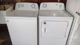 AMANA TOP LOAD WASHER & FRONT LOAD DRYER