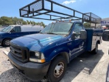 2004 FORD F-350 XL SUPER DUTY S/A UTILITY TRUCK VIN: 1FDWF36L54EC00128
