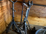 QTY (4) PIPE JACK STANDS