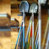 QTY (16) ROUND SHOVELS
