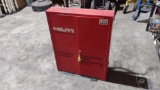 HILTI FASTENING SYSTEM STORAGE CABINET W/ CONTENTS