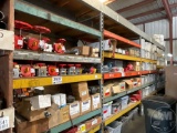9-SECTION PALLET RACKING STORAGE SHELVES, 32