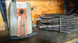 ELECTRIC SEWER CLEAN OUT WITH SEWER SNAKES