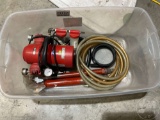 GAST 1VBF-25-M100X RECIPROCATING VACUUM PUMP/ HOSES