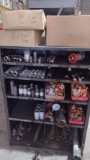 QTY OF MISC SPRINKLER HEADS, MISC SIZED THREADED PIPE NIPPLES,