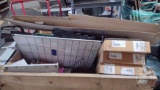 QTY OF MISC OFFICE SUPPLIES INCLUDING TIME CARD RACKS, DRY