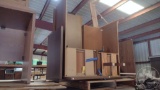 QTY OF (3) WOOD DESKS, 2-DRAWER
