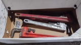 QTY OF (5) HEAVY DUTY WRENCHES