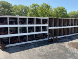 MISC SIZE METAL FITTINGS ONLY, *** SHELVES INCLUDED***