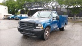 2004 FORD F-350 S/A UTILITY TRUCK VIN: 1FDWF36LX4ED03240
