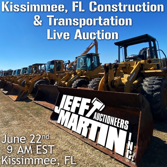 KISSIMMEE FL CONSTRUCTION & TRANSPORTATION AUCTION