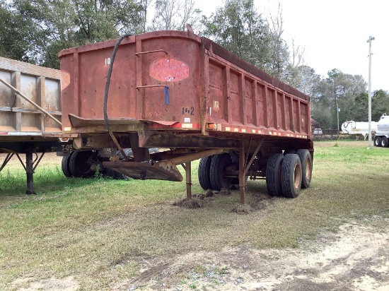 1984 PALMER 22' STEEL  DUMP TRAILER VIN: 1R922SS28A00