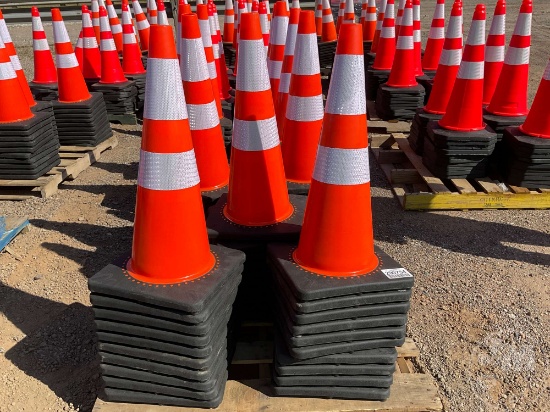 PALLET OF (50 UNUSED) SAFETY CONES