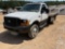 2000 FORD F-350 VIN: 1FDWF37S0YED22343 REGULAR CAB 4X4 FLATBED TRUCK