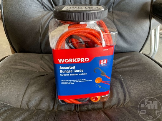 WORKPRO W65283S 24PC ASSORTED BUNGEE CORDS