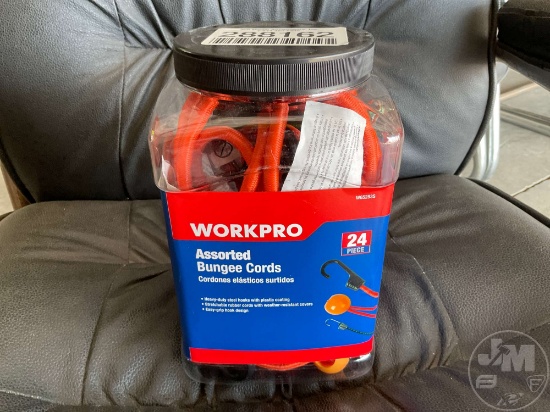 WORKPRO W65283S 24PC ASSORTED BUNGEE CORDS
