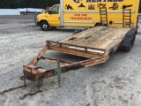 1999 HUDSON BROTHERS HSE16 TAG A LONG EQUIPMENT TRAILER VIN: 10HHSE168X1001291