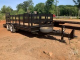1991 BROOKS BROTHERS  TAG A LONG EQUIPMENT TRAILER VIN: 1B9SS1522MM274034