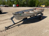 STARCRAFT 14' BOAT WITH 2005 HOMEMADE TRAILER