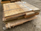 LAMINATED BLOCKS ON PALLET. VARIOUS IN SIZE AND LENGTH