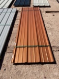 APPROX.(27) 10' SHEETS OF TIN COLOR: (COPPER METALLIC)
