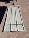 APPROX.(40) 8' SHEETS OF TIN, COLOR: (LIGHT STONE)
