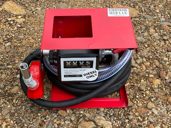 (UNUSED) 12 VOLT DIESEL FUEL PORTABLE PUMP