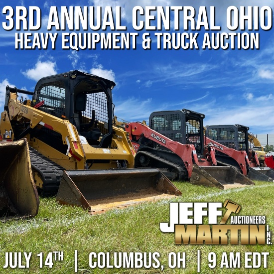 3RD ANNUAL CENTRAL OHIO HEAVY EQUIPMENT AUCTION