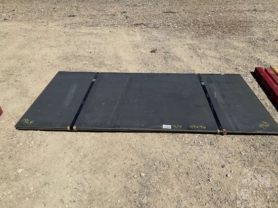 3/4" STEEL ROAD PLATE, 48" X 96"