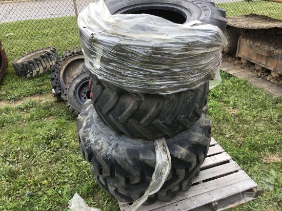 QTY OF (4) VARIOUS SIZE TIRES