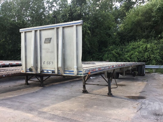 1989 EAST 45'X96" ALUMINUM FLATBED VIN: 1E1H5X28XKRE09692