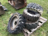 QTY OF (4) VARIOUS SIZE TIRES