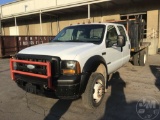 2006 FORD F-450 VIN: 1FDXW46P86EC65779 S/A FLATBED