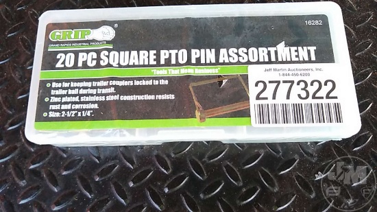 20PC SQUARE PIN ASSORTMENT