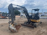 2016 DEERE 50G MINI EXCAVATOR SN: 1FF050GXCGH284780